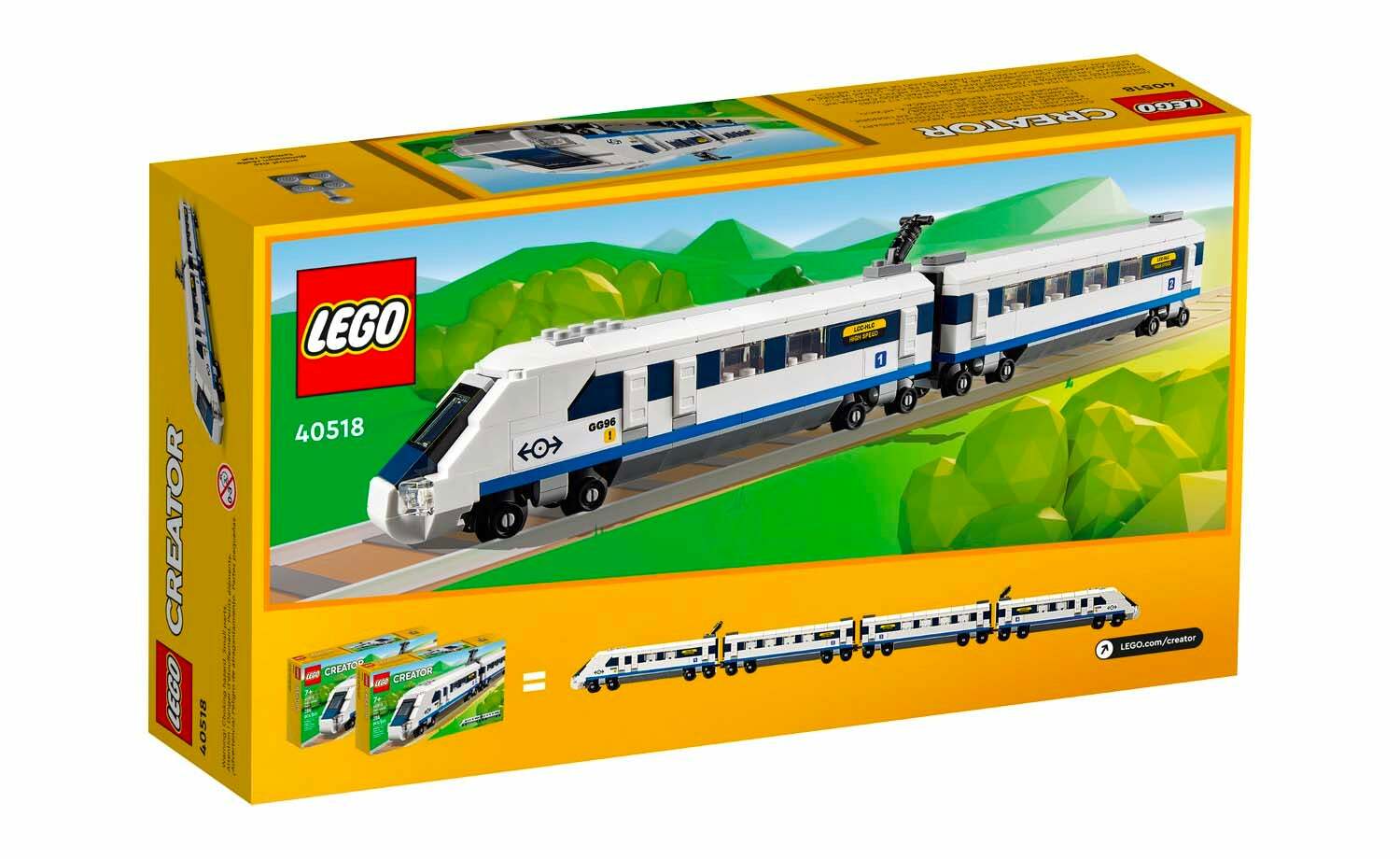 [飛米樂高積木磚賣店] LEGO 40518 Creator Expert ®高速列車