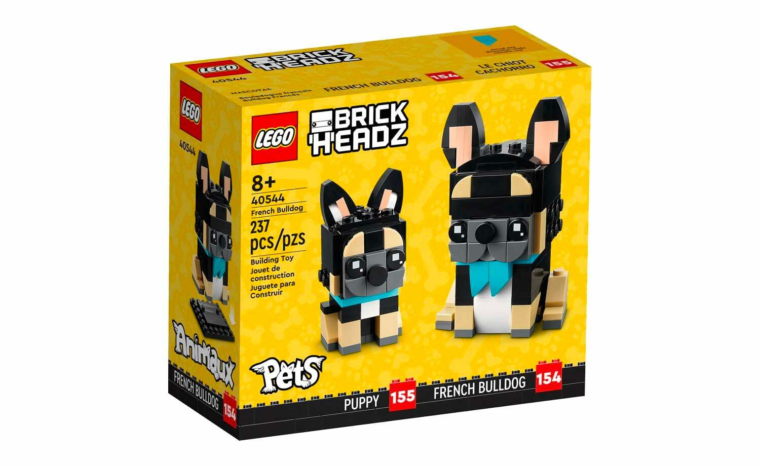 [飛米樂高積木磚賣店] LEGO 40544 BrickHeadz 法國鬥牛犬