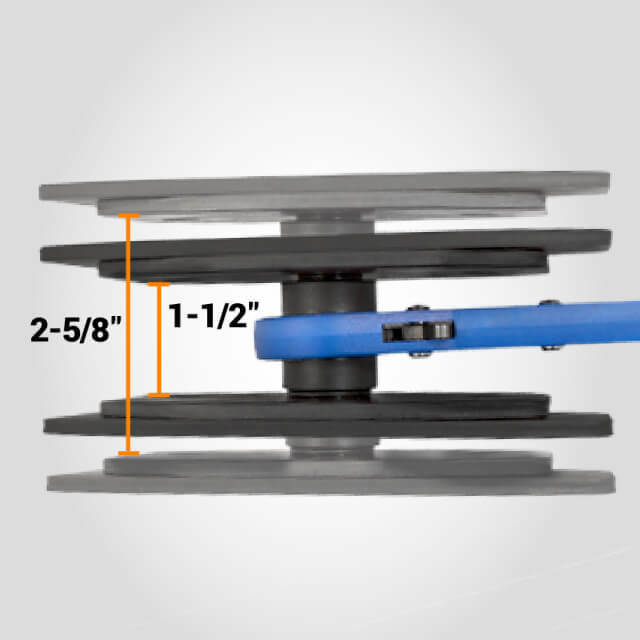 1.59"2.83" Brake Caliper Press Spreader Ratchet EWK