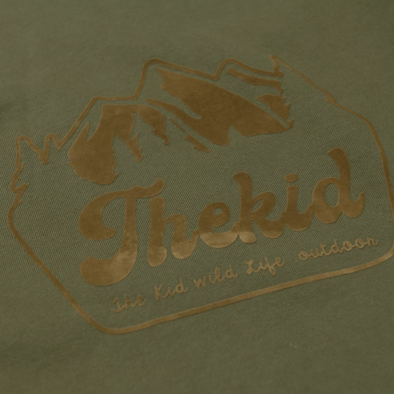 KID ® 吊染大學T 綠