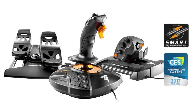 米特3C數位–Thrustmaster T16000M FCS Hotas Flightpack 圖馬思特 模擬飛行搖桿 油門節流閥 飛行腳舵 可支援PC