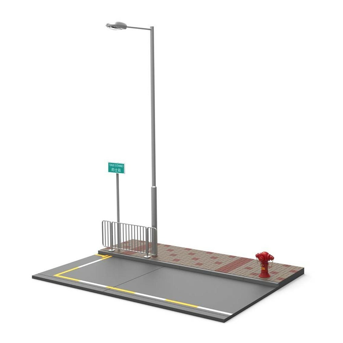 TINY 微影 1/18 S6 的士站情景套裝