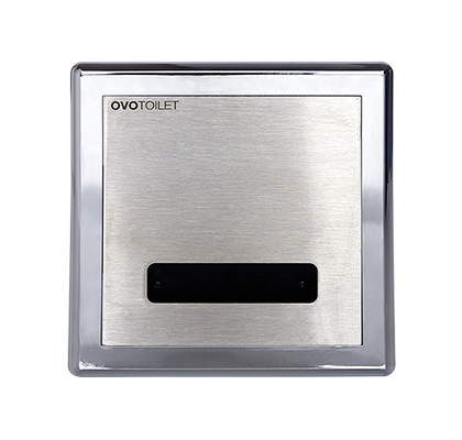 OVO京典衛浴 壁掛便斗推薦型號 AT0004A / U601 埋壁型感應沖水閥+壁掛便斗（背進水）*