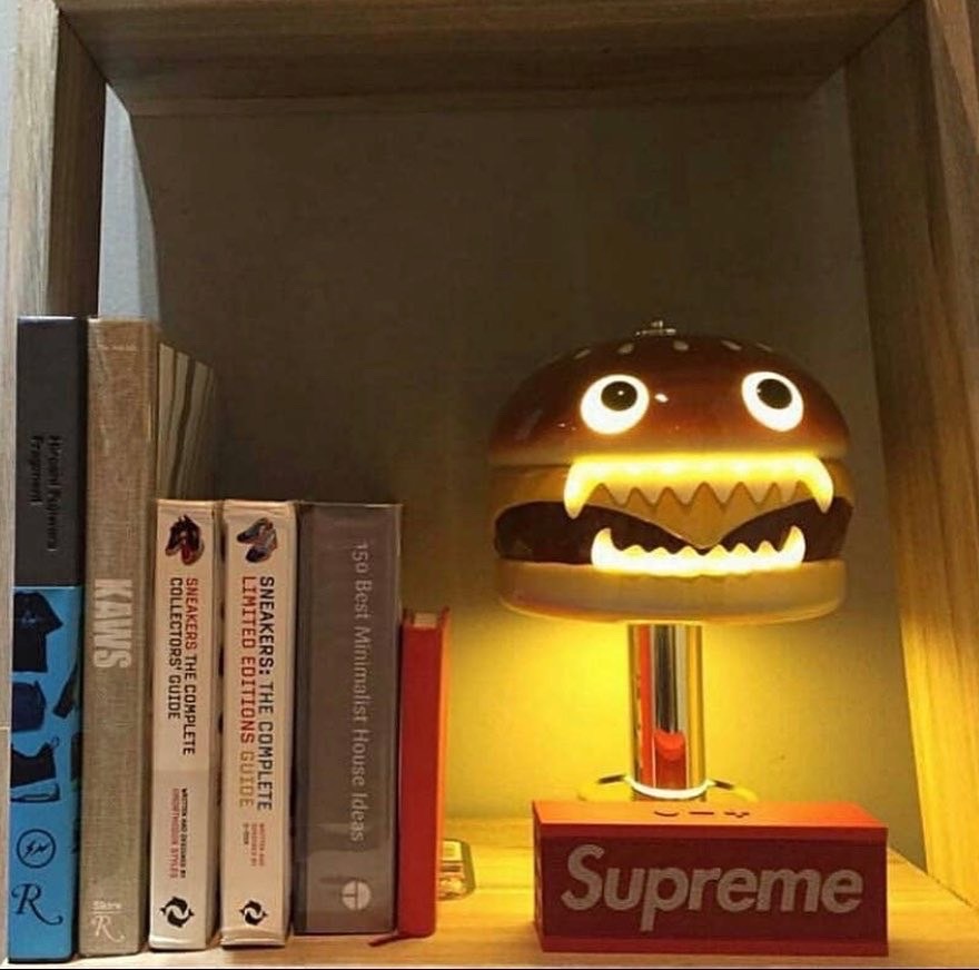 UNDERCOVER x Medicom Toy HAMBURGER LAMP 漢堡燈原色