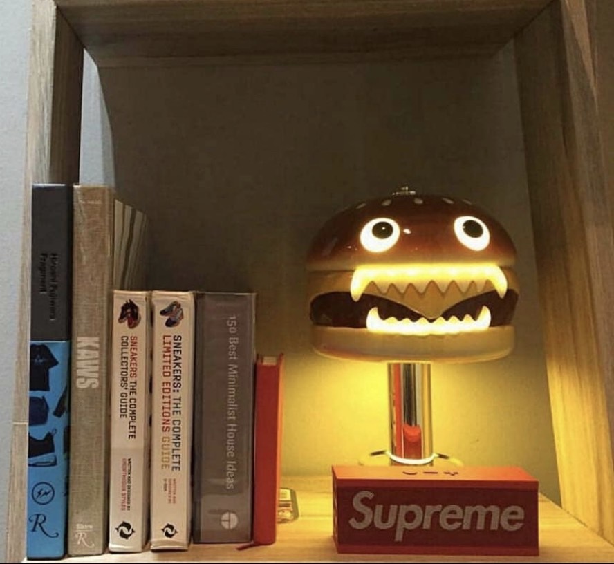 UNDERCOVER x Medicom Toy HAMBURGER LAMP 漢堡燈原色