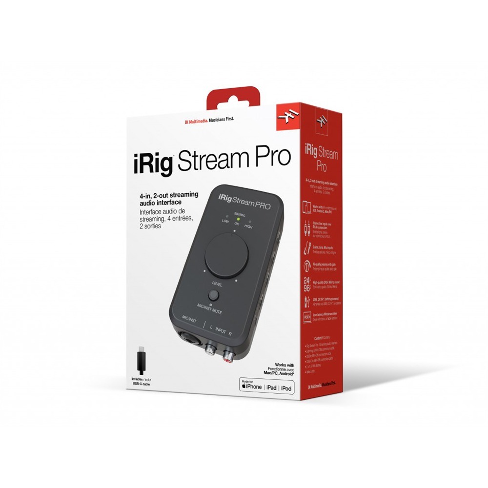 IK Multimedia IK Multimedia iRig Stream Pro 行動錄音介面 第 4 張圖片｜三峽鍵盤 / 鋼琴