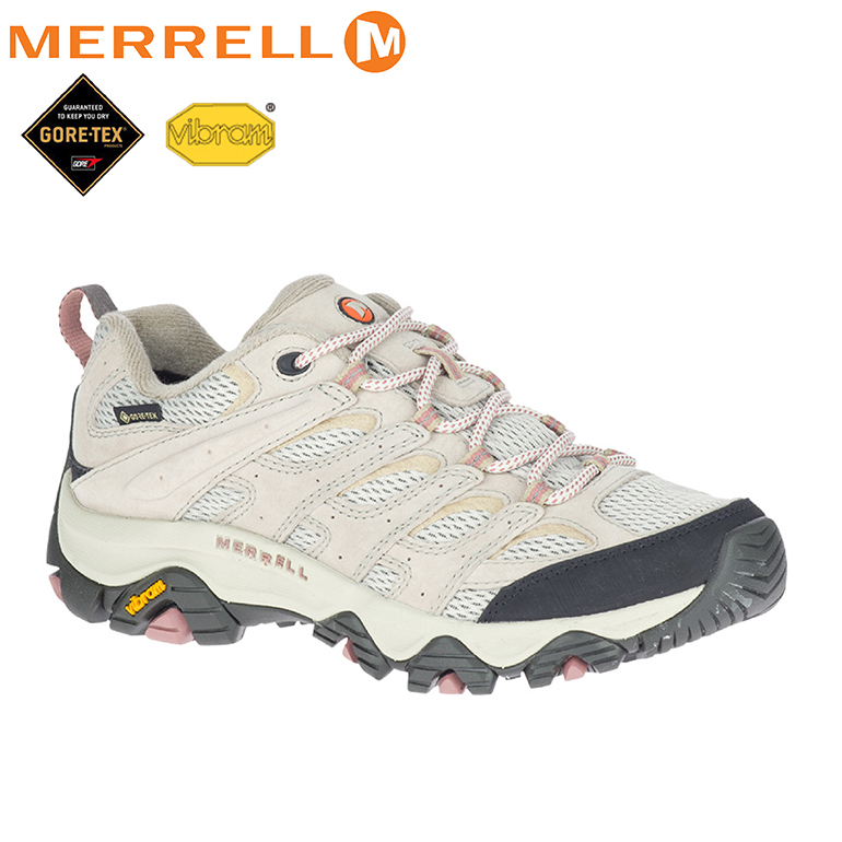 MERRELL 美國 MOAB 3 GTX 玫瑰奶茶 防水多功能健行鞋 女款 防水透氣/戶外 33ML036326