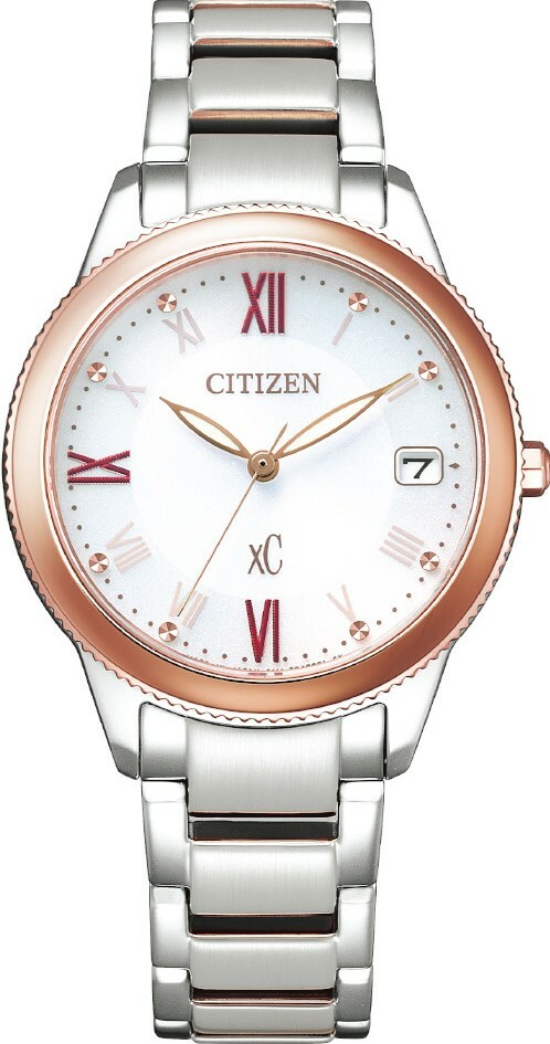 萬年鐘錶 - Citizen 星辰錶  XC   亞洲限定款清新優雅光動能女錶 EO1234-51A  錶徑32MM