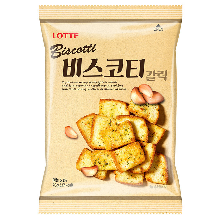 韓國樂天 大蒜麵包餅