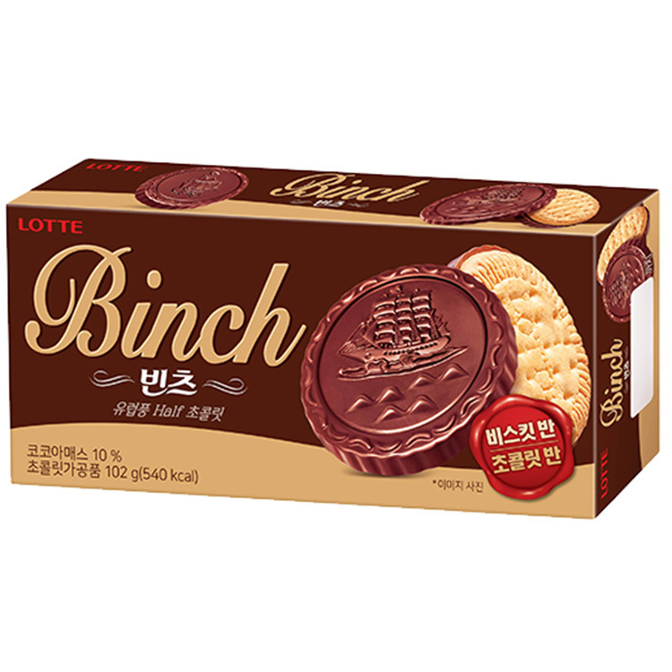 韓國樂天 BINCH巧克力餅乾