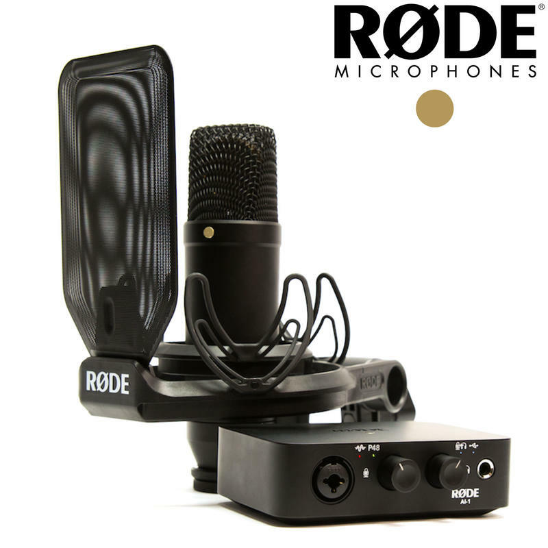 澳州 RODE AT-1 NT1 (RDNT1/AI1KIT) 電容式麥克風 錄音介面套組 正成公司貨