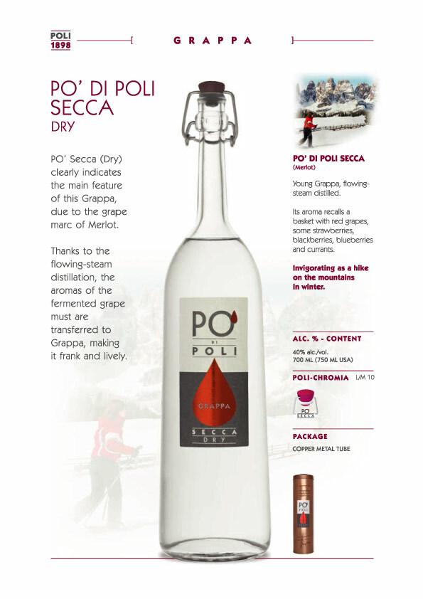 Grappa, 義式白蘭地, 渣釀白蘭地, POLI