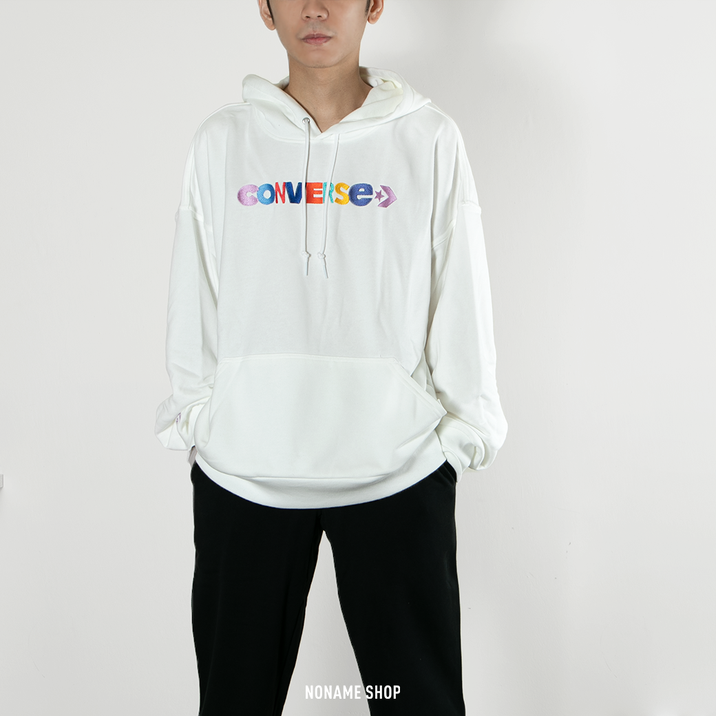🎄聖誕限定優惠🎄 CONVERSE 刺繡 彩虹LOGO 帽TEE 三色 (男款)