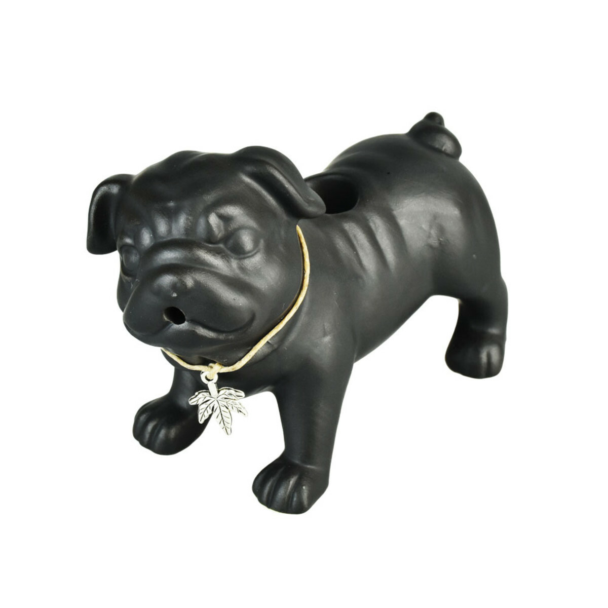 ART OF SMOKE PUG LIFE CCERAMIC PIPE W/ CARRY BAG