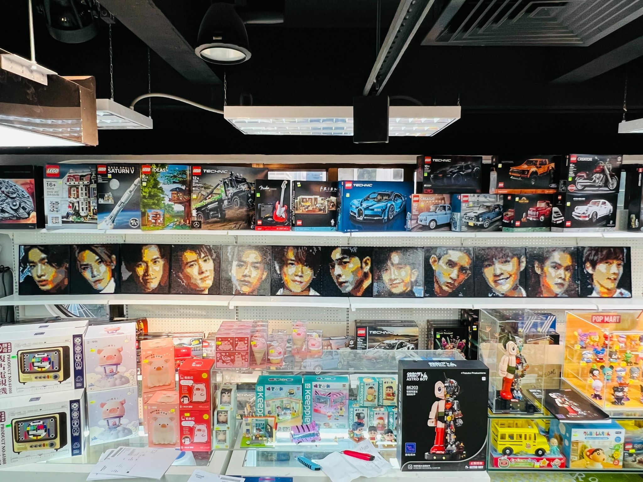 去吧! 創意積木專用畫像素材磚粒 (全份共2900多粒,附外框磚粒+掛牆磚粒配置)