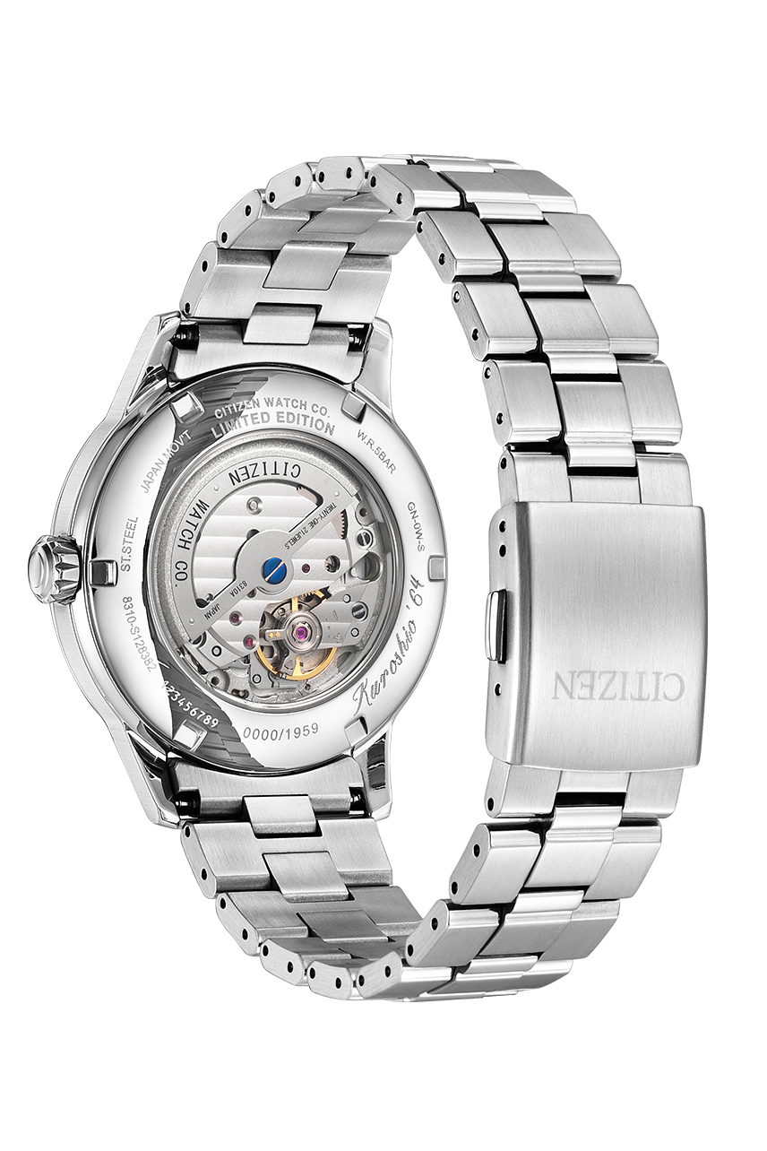 萬年鐘錶 - Citizen 星辰錶 黑潮2代 藍面經典紳士機械錶   NK0009-82L  錶徑41MM