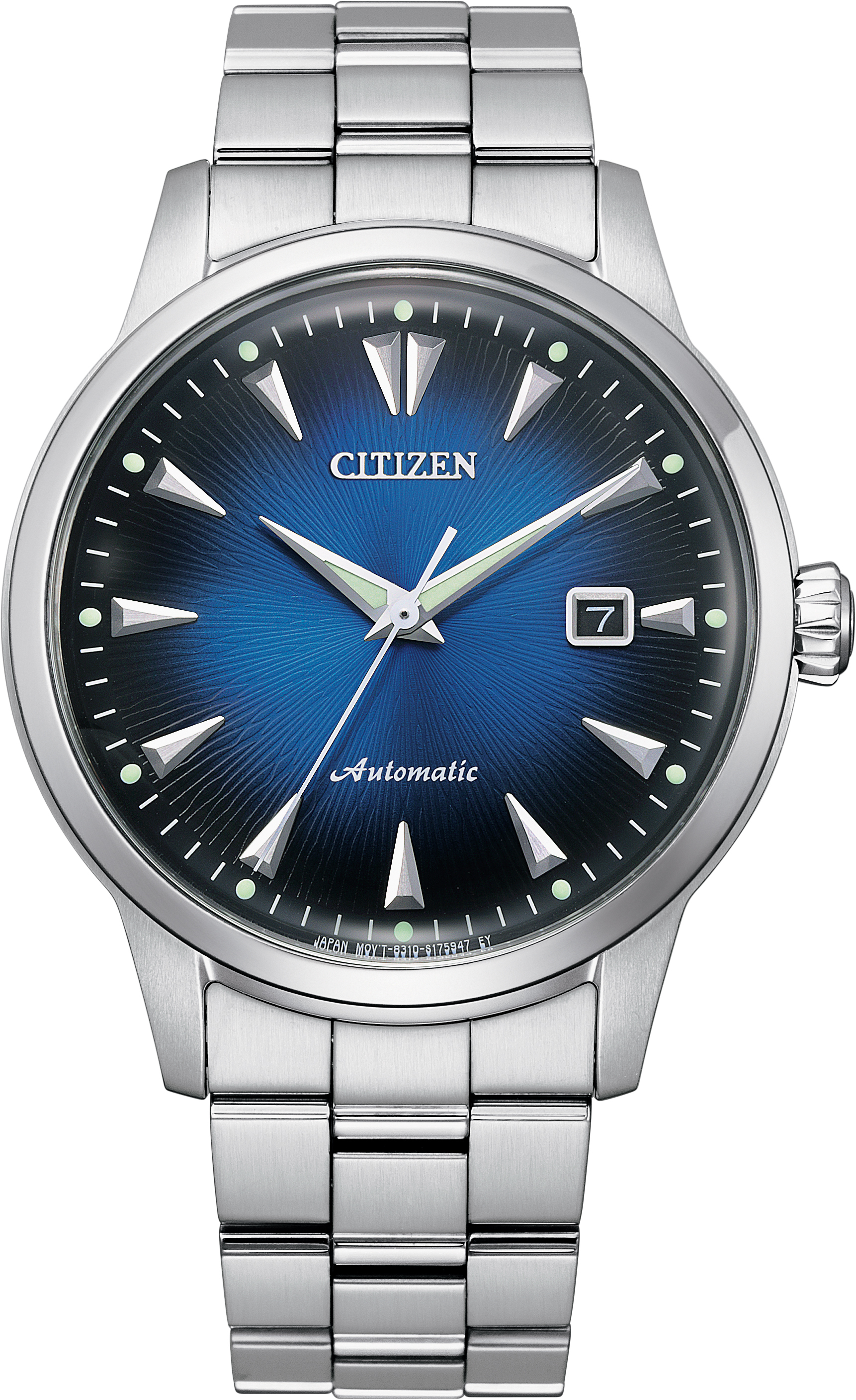 萬年鐘錶 - Citizen 星辰錶 黑潮2代 藍面經典紳士機械錶   NK0009-82L  錶徑41MM