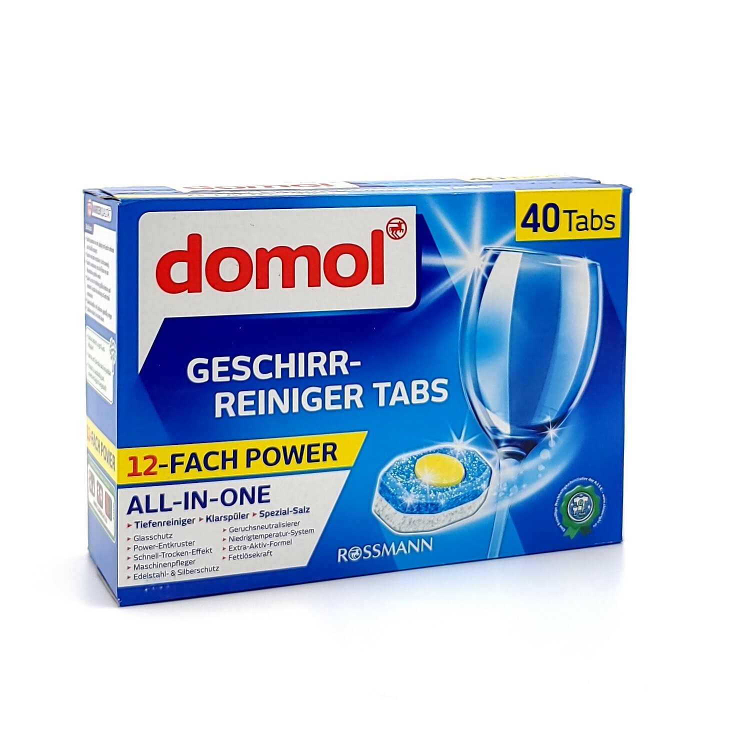 WSBC0171  德國 Domol 洗碗機12合1黃金洗碗塊 (一盒40粒 ) (現貨S30)