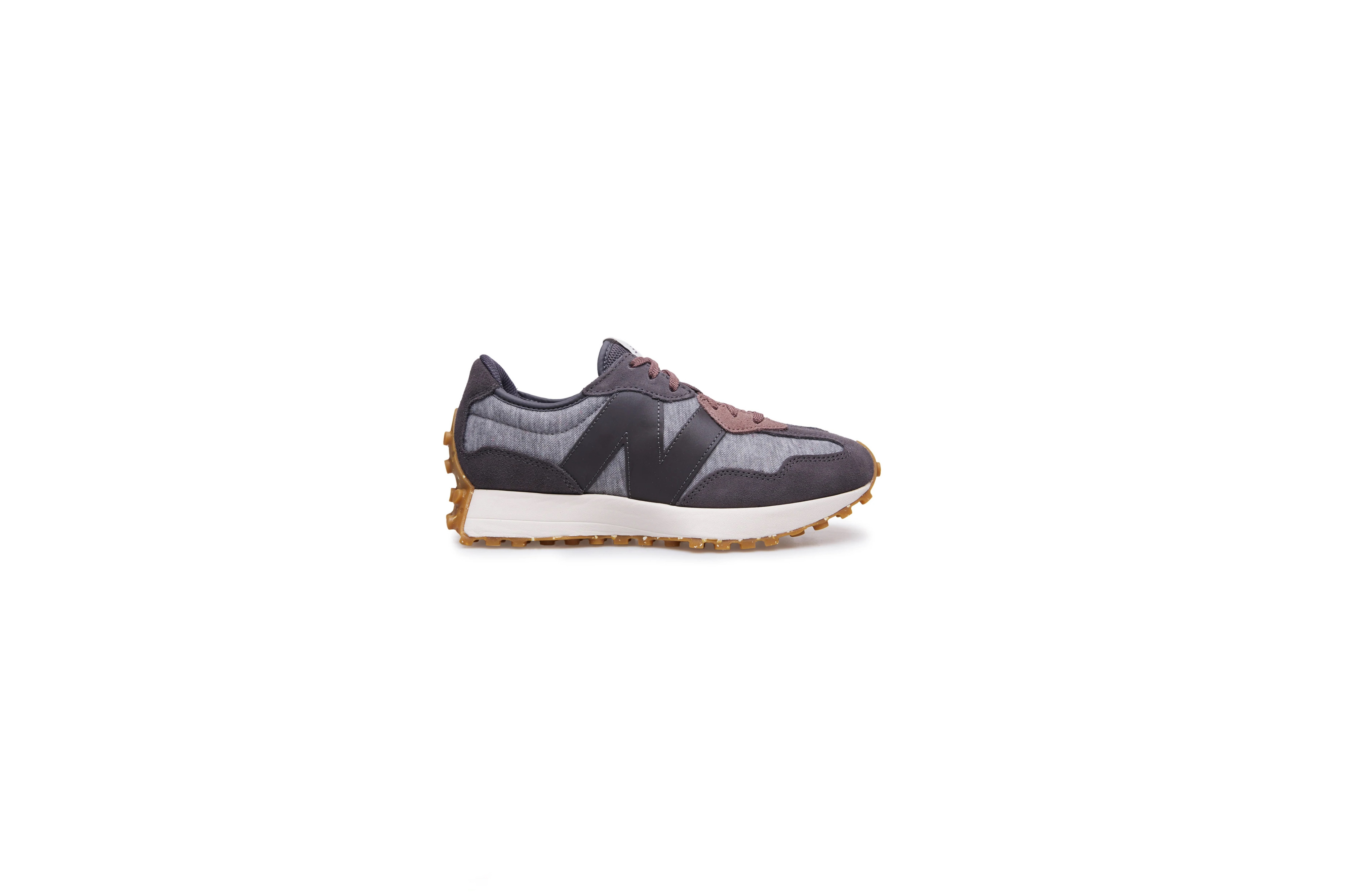 New Balance 327 FEATHER Black FIG 灰色配色焦糖底WS327WT NB32