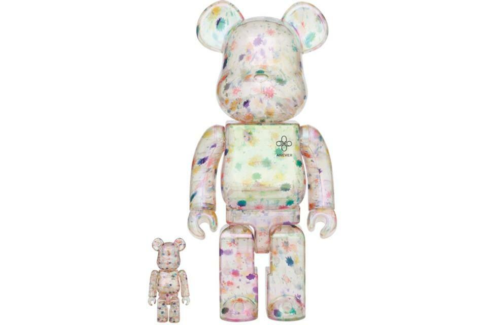 BE@RBRICK ANEVER 100% + 400% Set 碎花