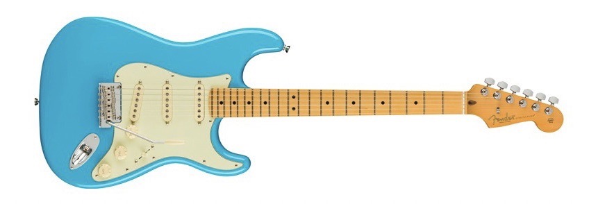 Fender Fender American Professional II Stratocaster MN Miami Blue 邁阿密藍 電吉他 第 2 張圖片｜三峽吉他 / Bass