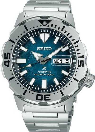 萬年鐘錶 - SEIKO PROSPEX  進化Monster 拯救海洋南極怪物機械潛水錶   SRPH75K1 / 4R36-11C0G 錶徑42.4MM