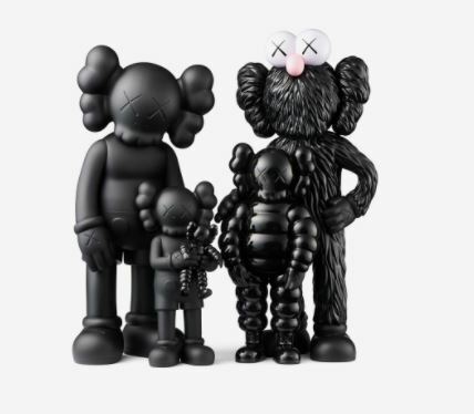 Kaws Family Figures Black