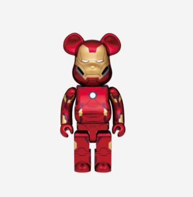 Bearbrick x Iron Man Happy Lottery 400% (2021 Ver.)