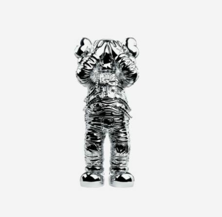 Kaws Holiday Space Figure Silver