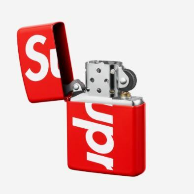 Supreme Logo Zippo Red - 21SS