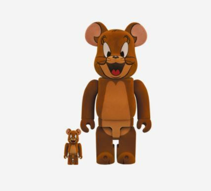 Bearbrick Tom & Jerry Jerry Flocky Ver. 100% & 400% Set