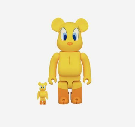 Bearbrick Looney Tunes Tweety 100% & 400% Set