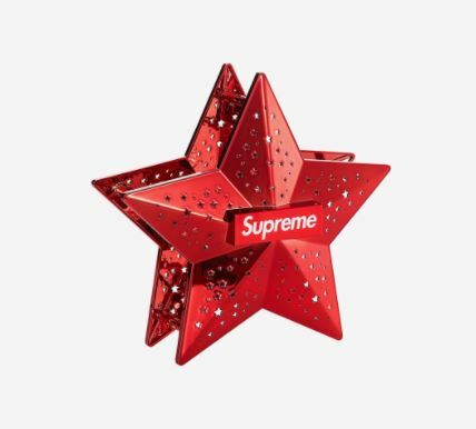Supreme Christmas Tree Topper Red - 21FW