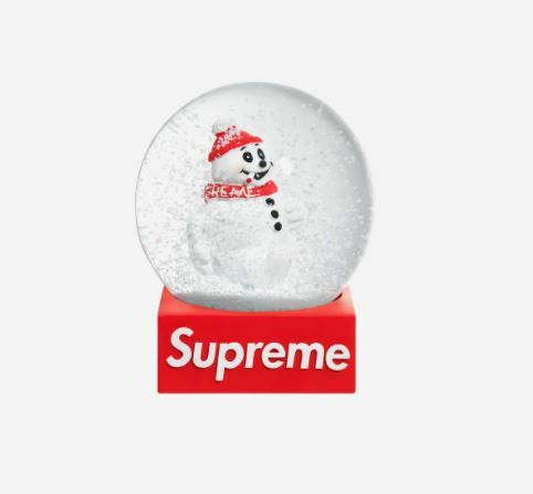 Supreme Snowman Snowglobe Red