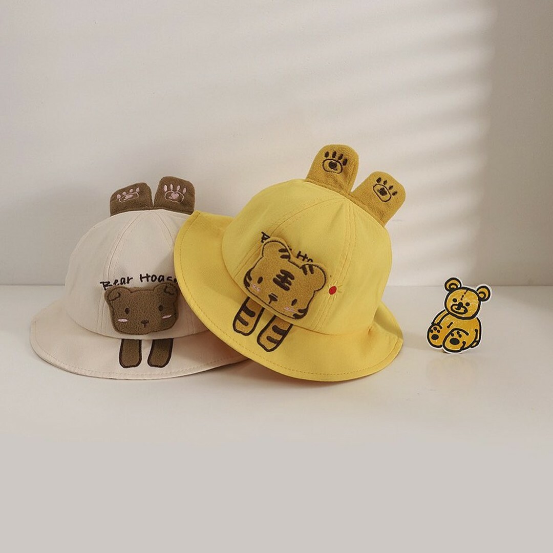 立體小動物遮陽帽