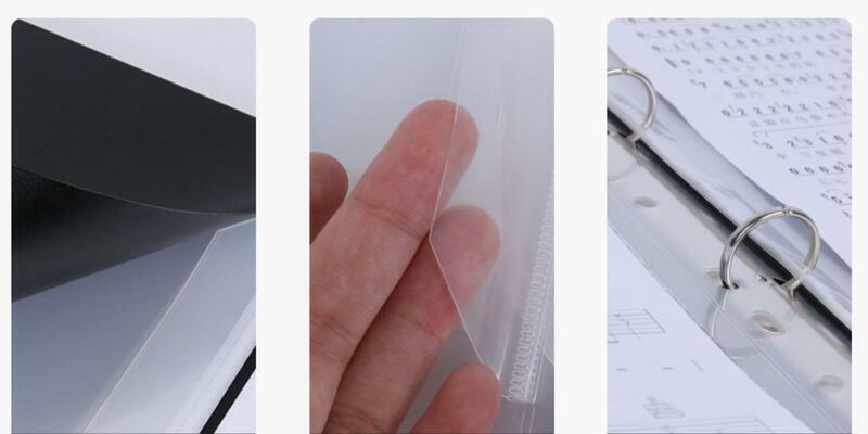 CF520 不反光譜夾 52頁 四頁連展 樂譜夾 鋼琴樂譜 可手寫 黑色