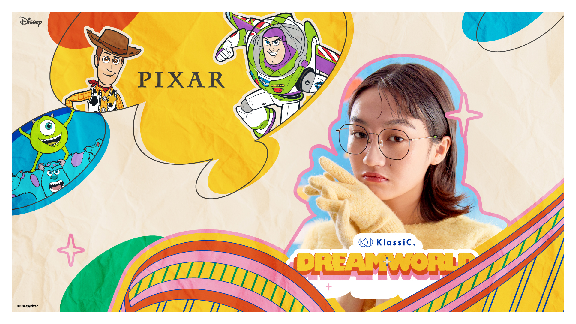 klassic與迪士尼皮克斯聯名，眼鏡、墨鏡、周邊產品