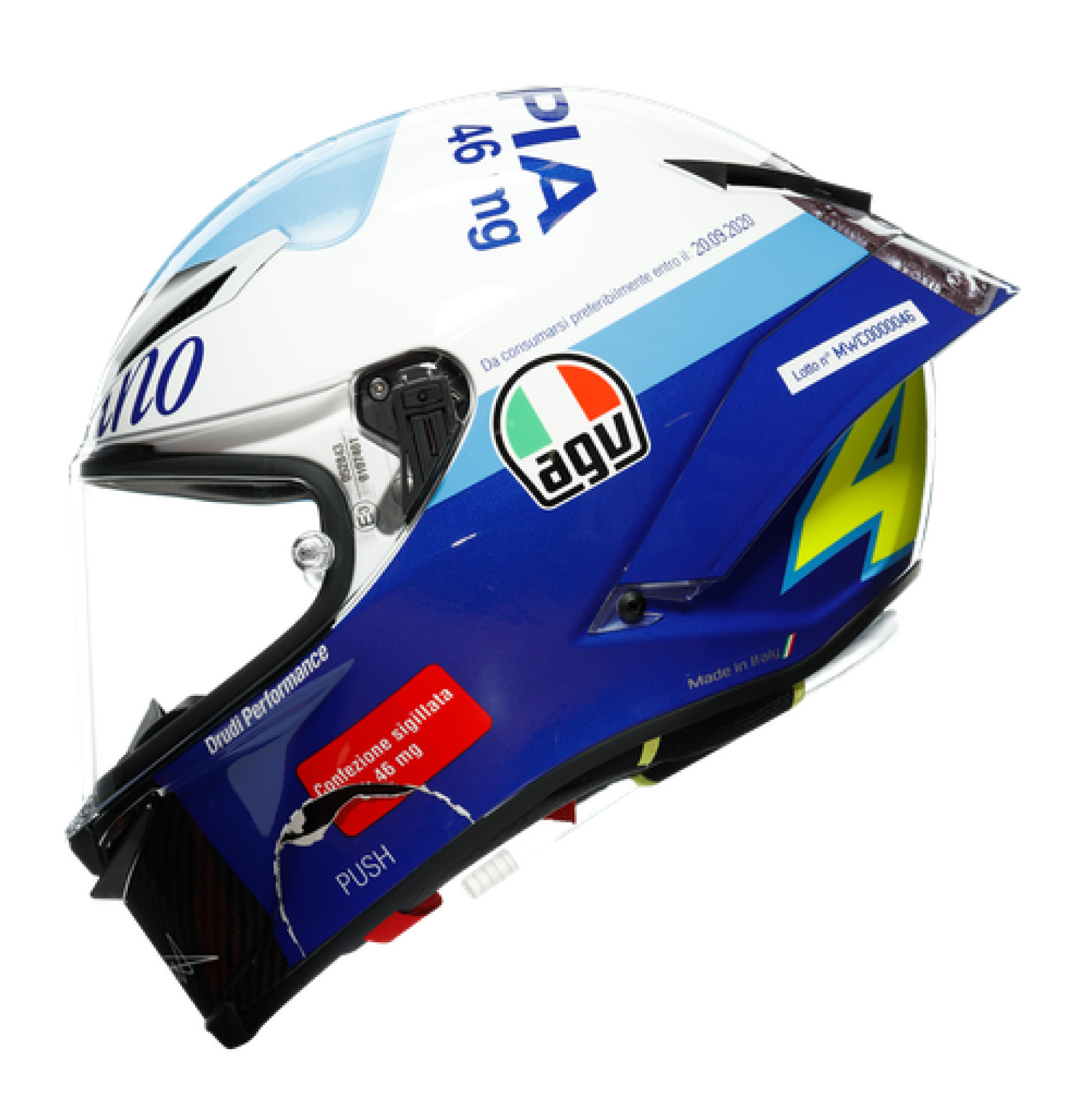 安信騎士|AGV 安全帽PISTA GP RR Rossi Misano 2020 全罩頂級威而鋼