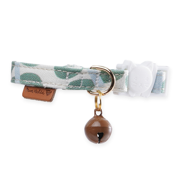 【Pawsholic爪迷 】貓咪鈴鐺安全項圈-薄荷晨露