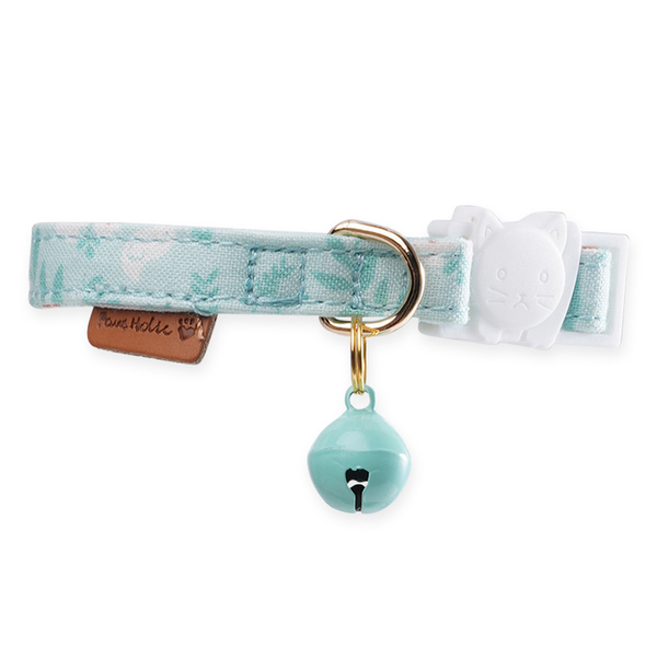 【Pawsholic爪迷 】貓咪鈴鐺安全項圈-雪兔