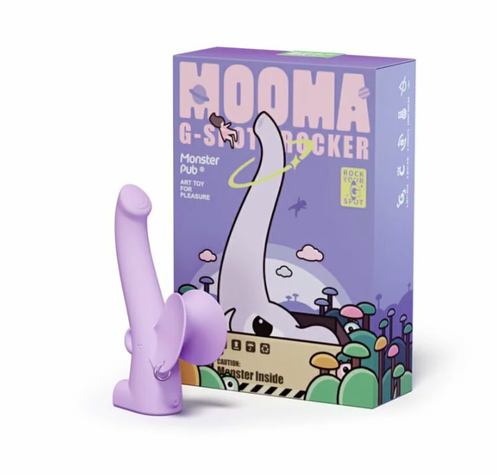 〔官方授權正貨〕小怪獸2|MOOMA 萌獁象| 旋轉溫熱 G點按摩棒