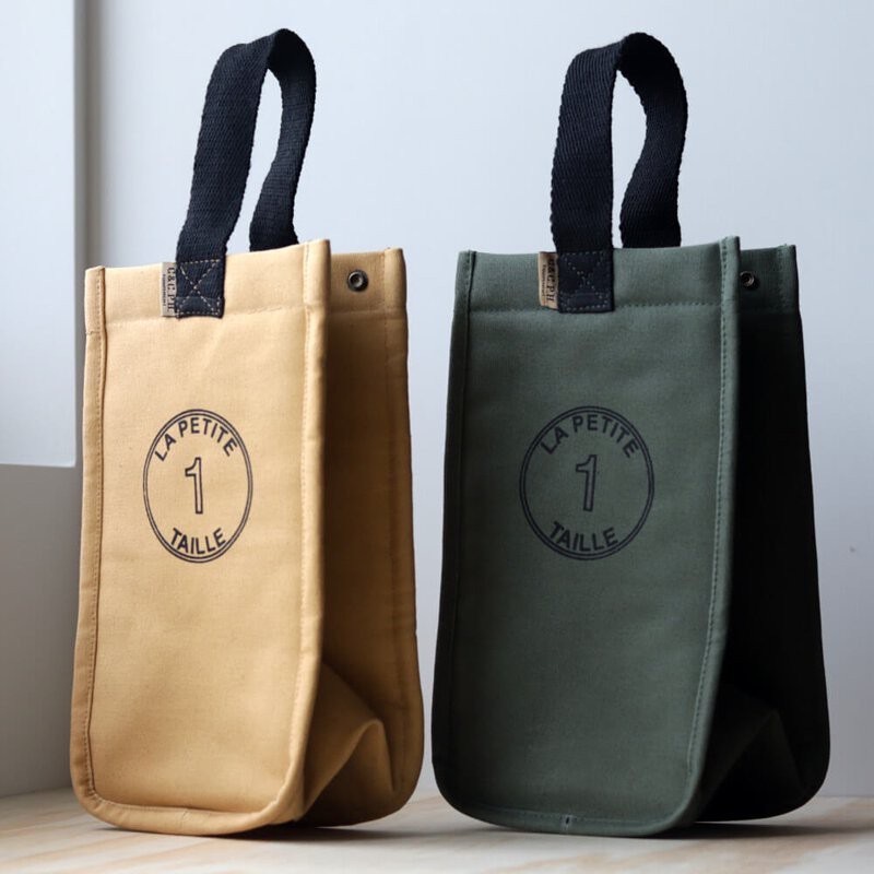 C&C.P.H. 煤油燈 收納袋 火手燈 燈具收納 工具袋 軍綠 米黃色 風格 純棉 露營 野營