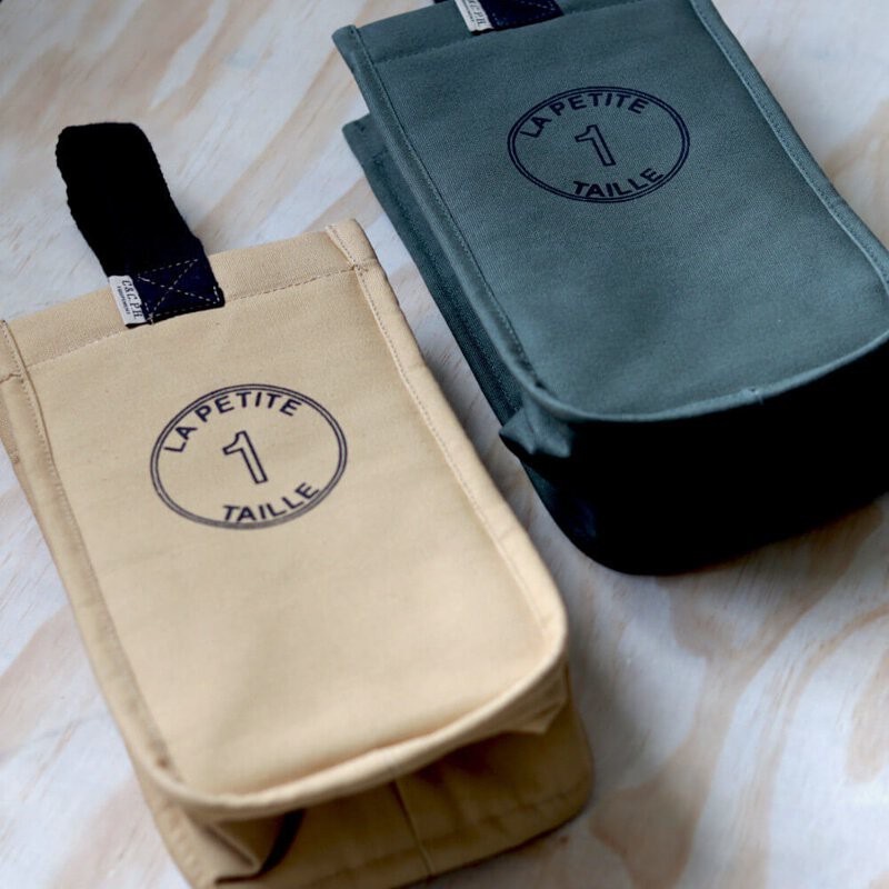 C&C.P.H. 煤油燈 收納袋 火手燈 燈具收納 工具袋 軍綠 米黃色 風格 純棉 露營 野營