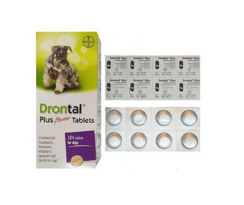 Drontal/Bayer - 杜蟲丸 (狗用) 一粒