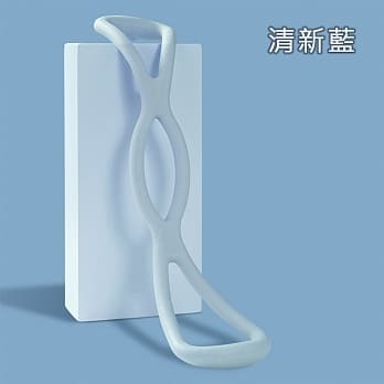 RAY FAIR 多功能健身美背8字彈力帶_清新藍