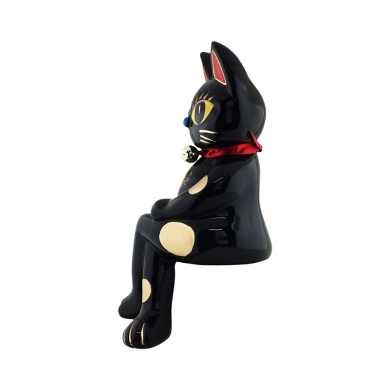 優雅招財貓-黑色