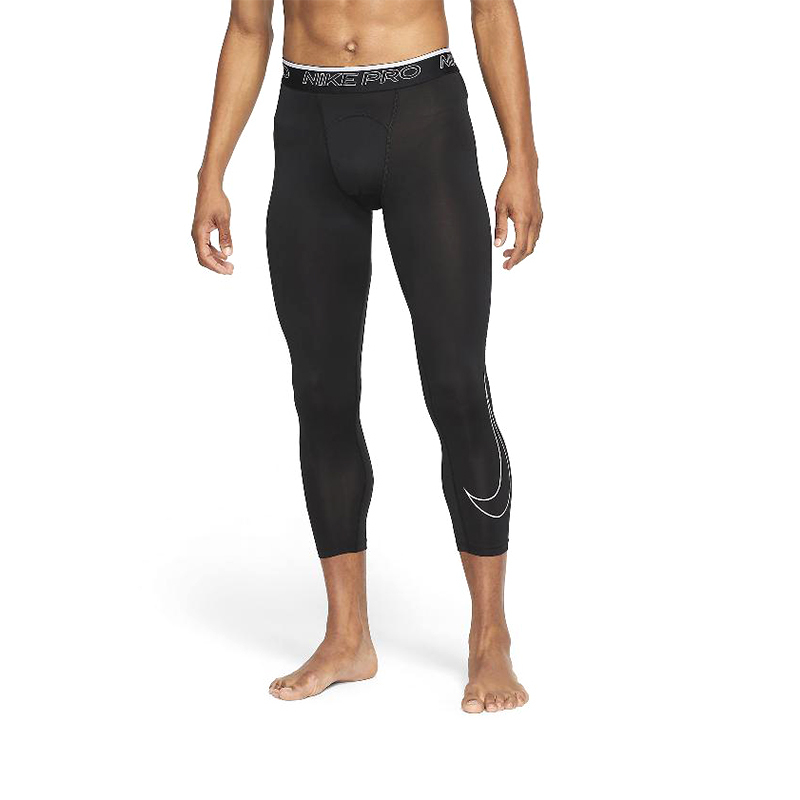 Nike Tights Pants 男款 Dri-FIT 緊身褲 七分褲 黑白 DD1920-010 [台灣現貨]