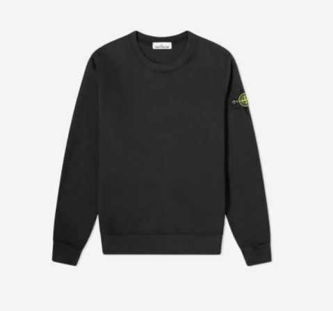 Stone Island 63020 Crewneck Sweatshirt Black - 21FW