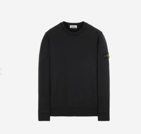 Stone Island 63051 Crewneck Sweatshirt Black - 22SS