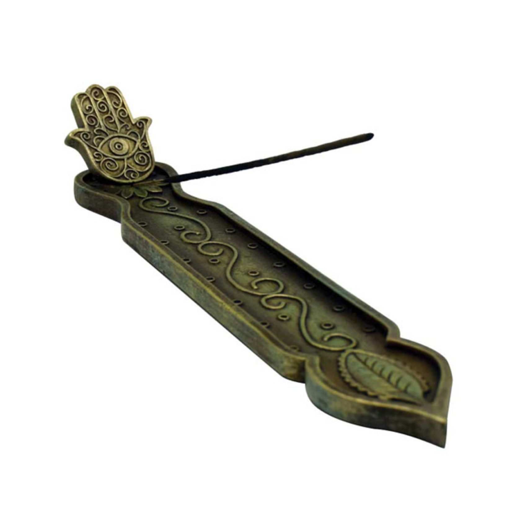 10.5" HAMSA HAND INCENSE BURNER